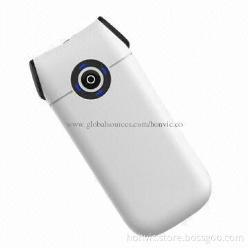 Portable power bank with LED flashlight and 4 connectors